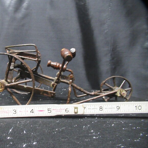 Metal and Wood Push Pedal Tricycle Toy - Picture 9 of 9